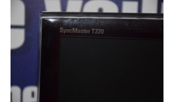 tft-scherm SAMSUNG, SyncMaster T220, zonder kabels, werking niet gekend